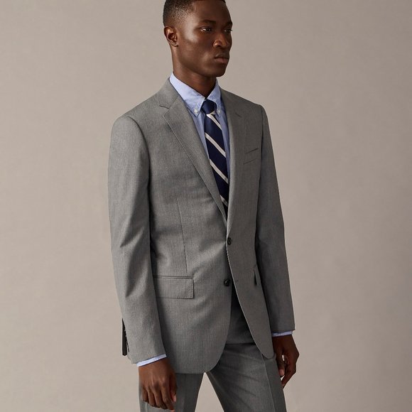 NWT J. Crew Ludlow Slim-fit Suit Jacket with Double Vent in Loro Piana Wool 44R - Picture 2 of 6